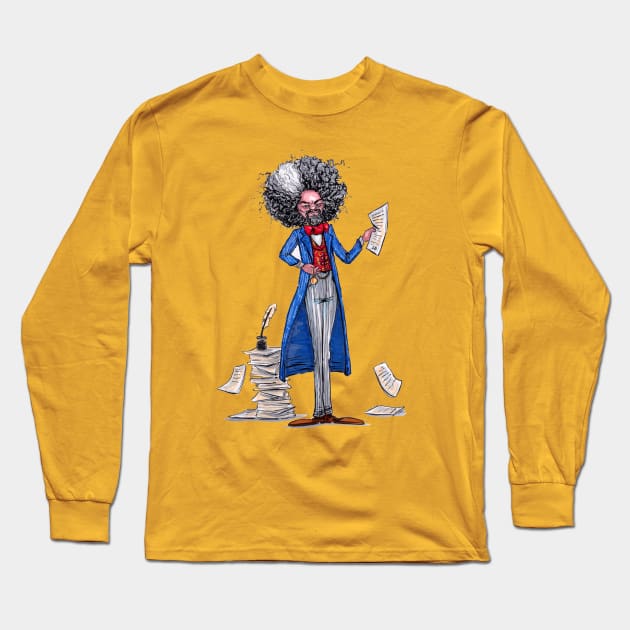 Frederick Douglass Long Sleeve T-Shirt by obillwon